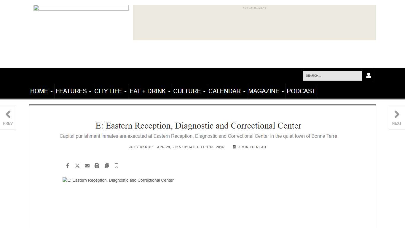 E: Eastern Reception, Diagnostic and Correctional Center | <span class="tnt-section-tag no-link">Features</span> | Vox Magazine